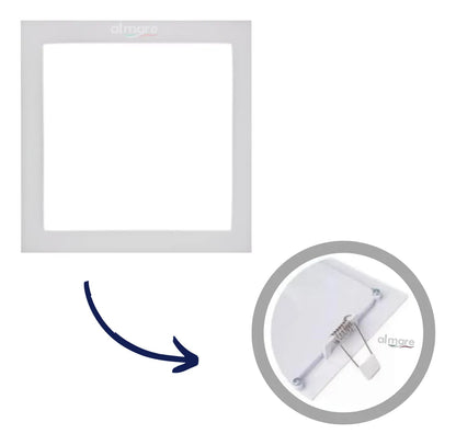 Painel Quadrado Embutir 12W 6500