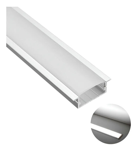 Perfil Embutir 2M 30X10 Branco
