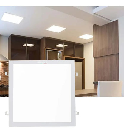 Painel Quadrado Embutir 12W 6500